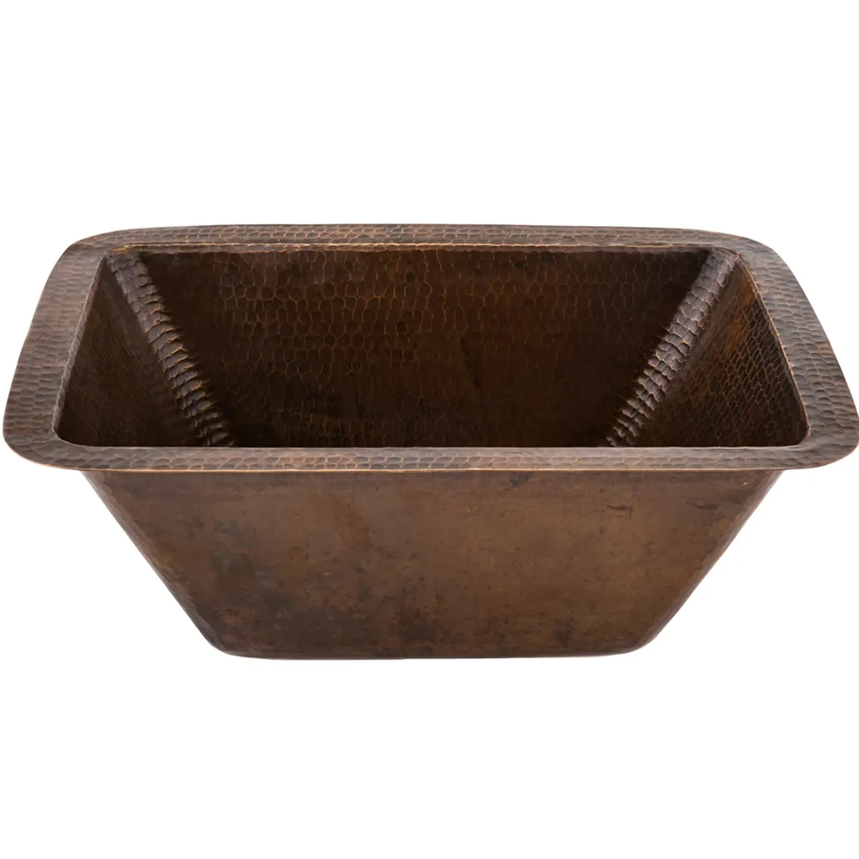 Premier Copper Products 17" Rectangle Copper Prep Bar Sink w/ 3.5" Drain Opening, Matching Drain and Accessories, Oil Rubbed Bronze, BSP5_BRECDB3-D