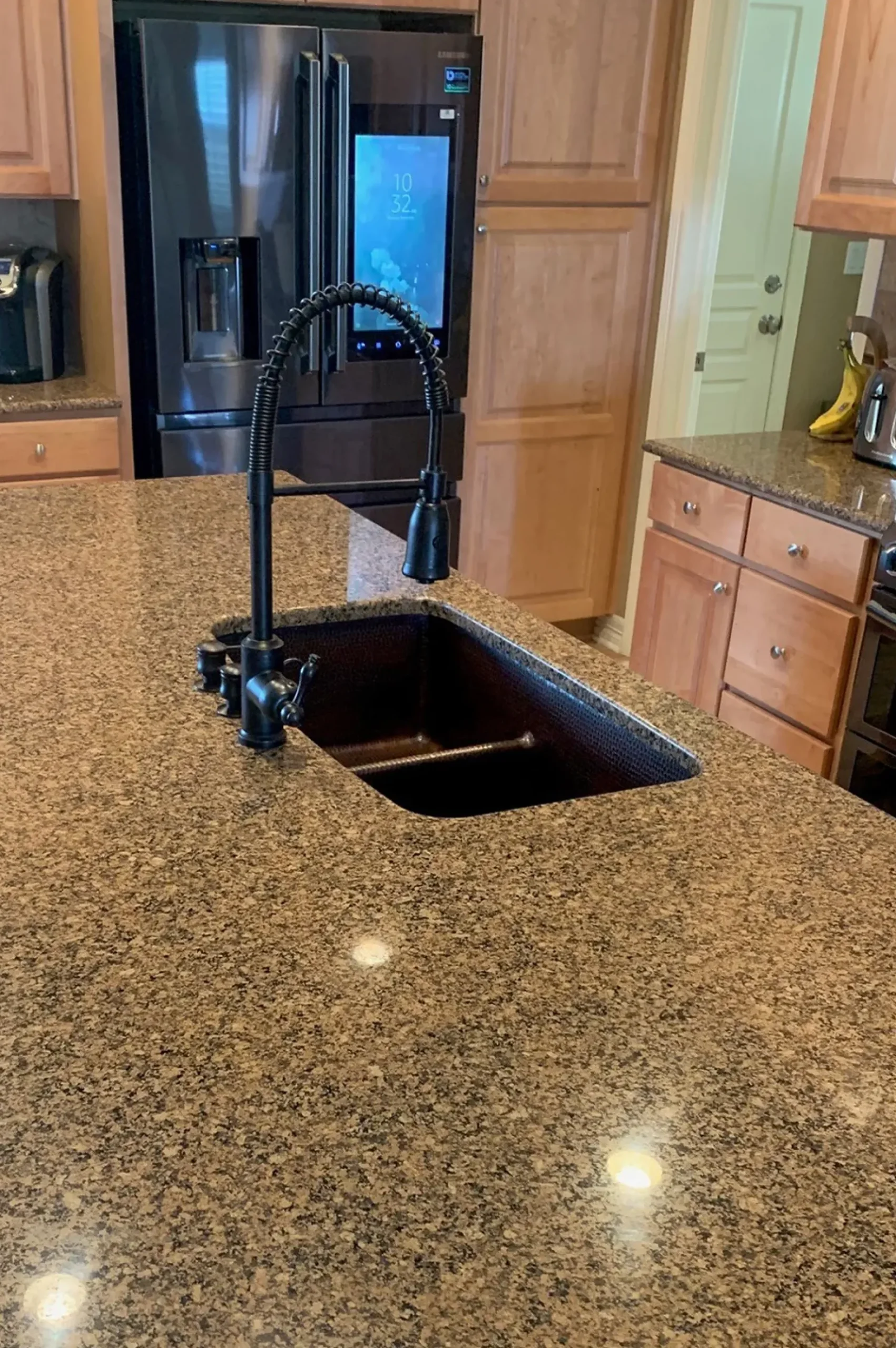 Premier Copper Products 33" Copper Kitchen Sink, 60/40 Double Bowl, Oil Rubbed Bronze, K60DB33199-SD5