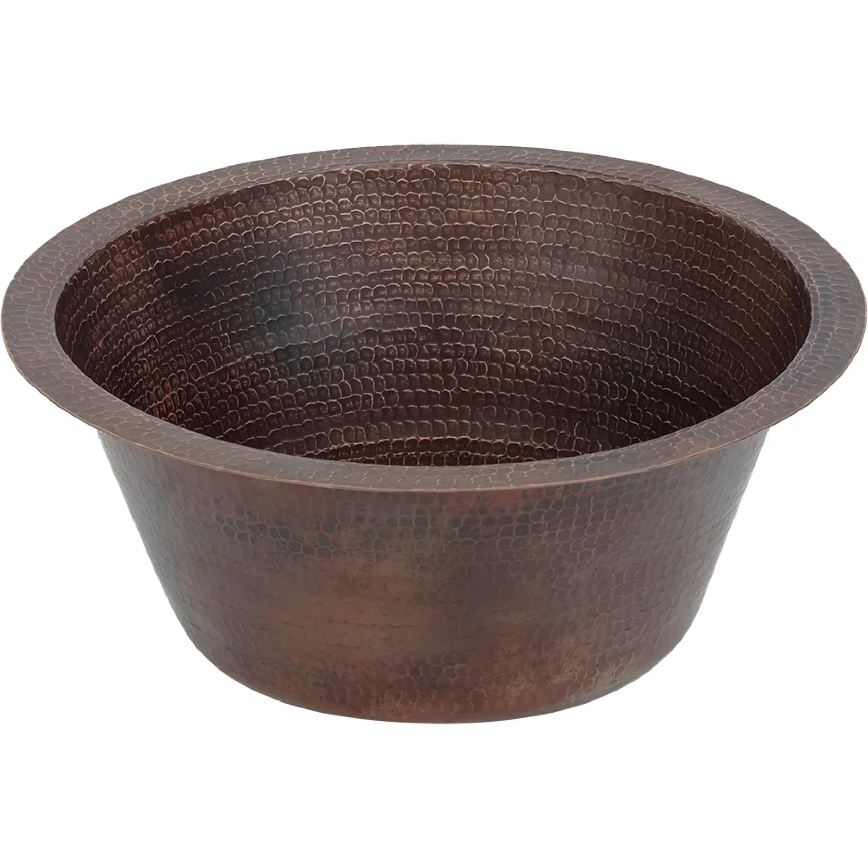 Premier Copper Products 16" Copper Bar/Prep Sink, Oil Rubbed Bronze, BR16DB2