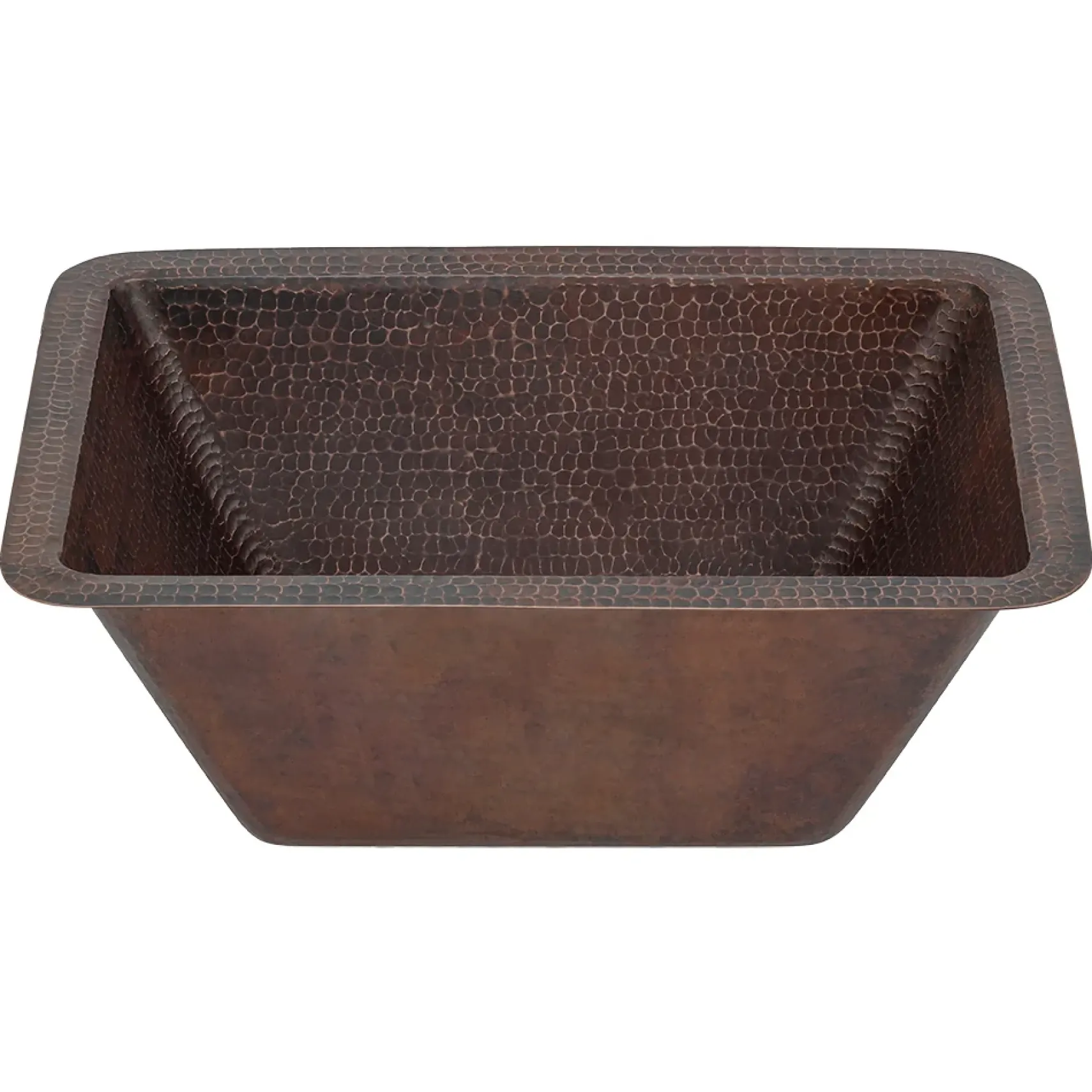 Premier Copper Products 17" Copper Bar/Prep Sink, Oil Rubbed Bronze, BRECDB2
