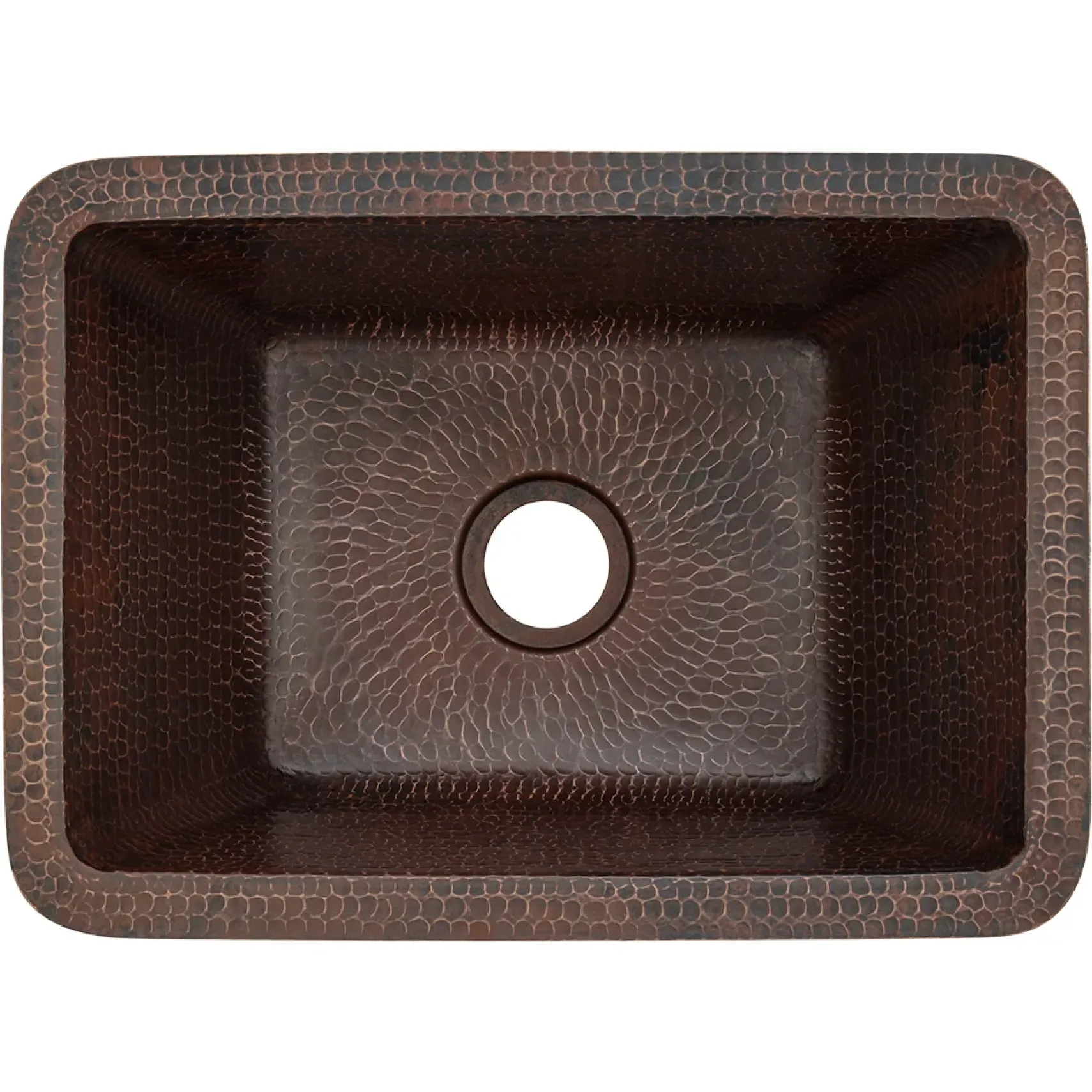Premier Copper Products 17" Copper Bar/Prep Sink, Oil Rubbed Bronze, BRECDB2
