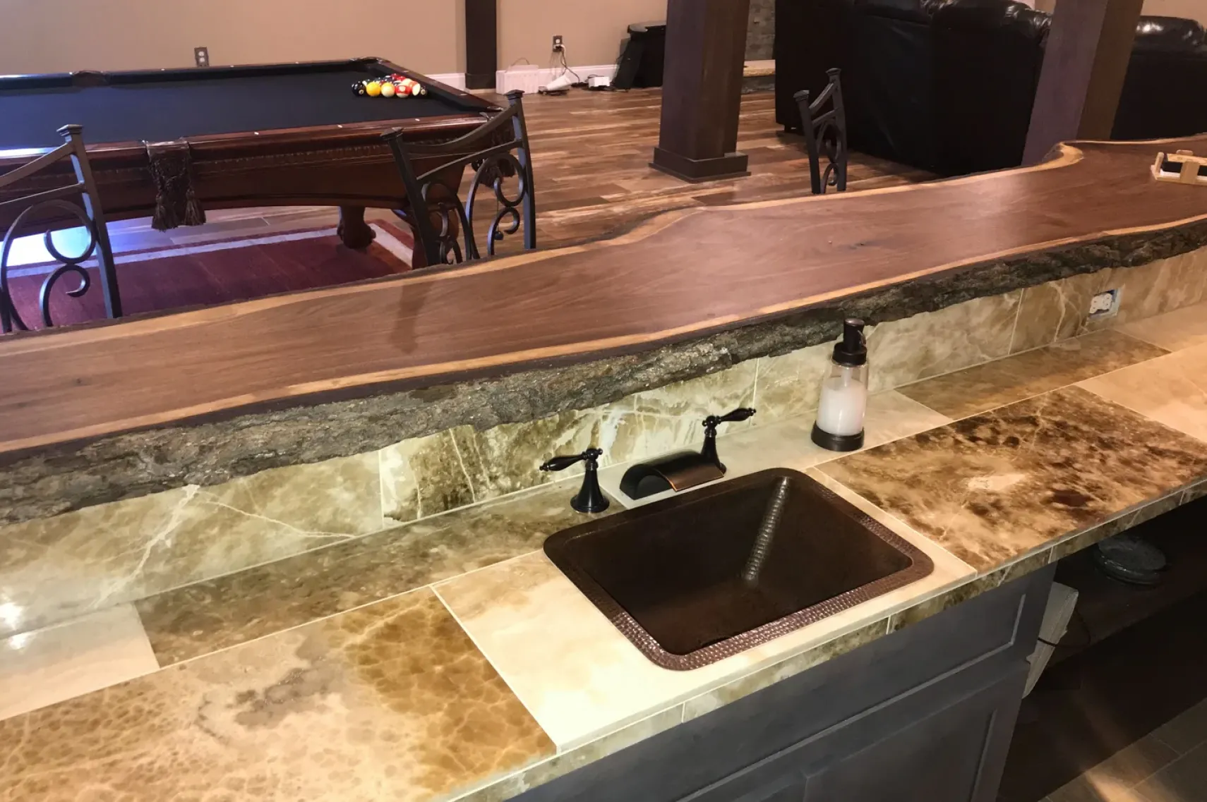 Premier Copper Products 17" Copper Bar/Prep Sink, Oil Rubbed Bronze, BRECDB2