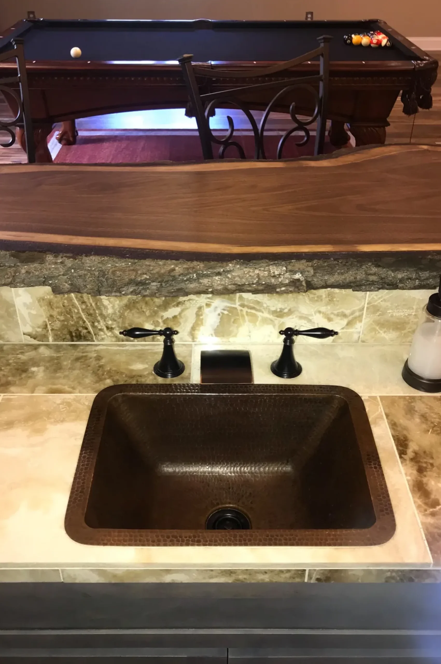 Premier Copper Products 17" Copper Bar/Prep Sink, Oil Rubbed Bronze, BRECDB2