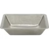 Premier Copper Products 19" Rectangle Copper Bathroom Sink, Nickel, LREC19EN