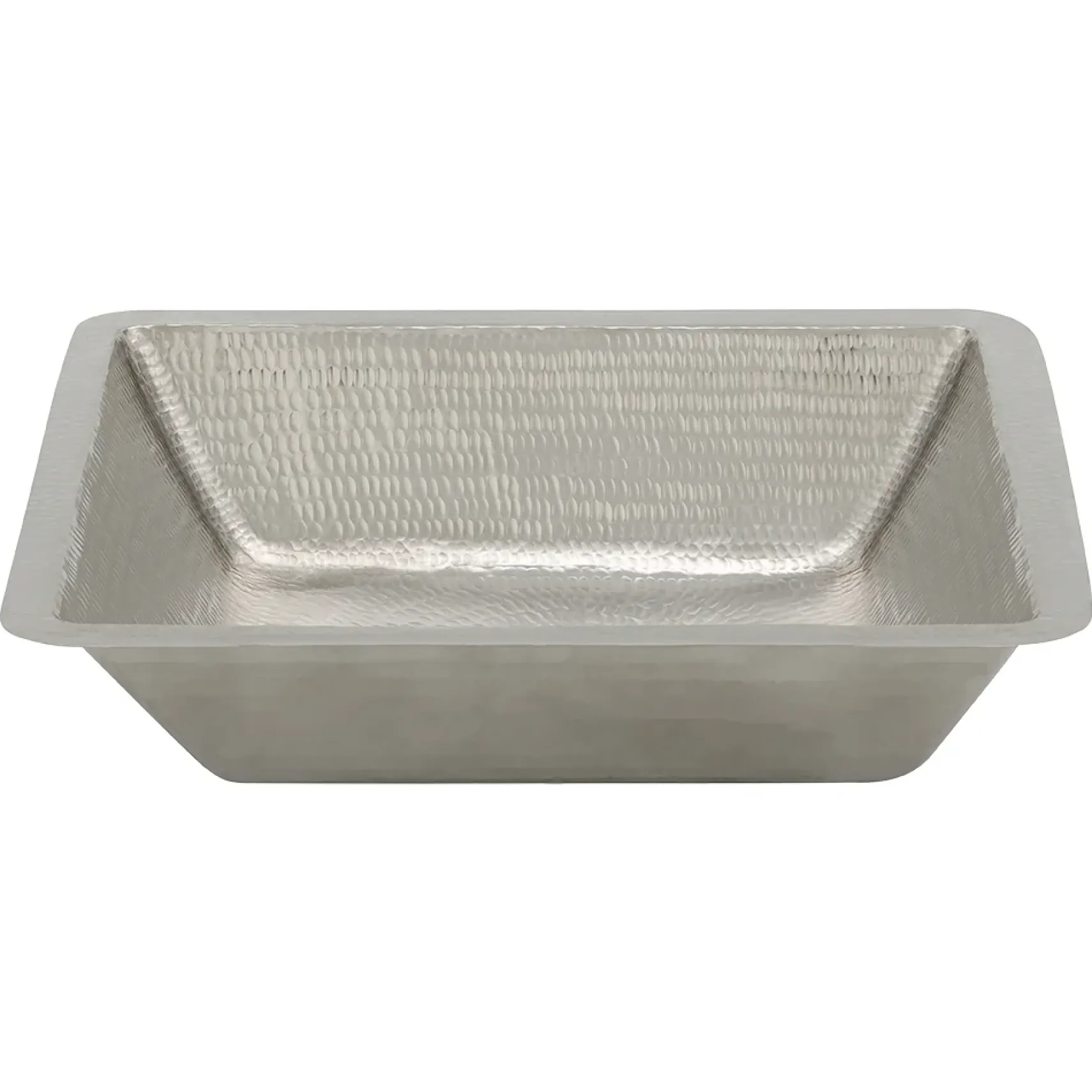 Premier Copper Products 19" Rectangle Copper Bathroom Sink, Nickel, LREC19EN
