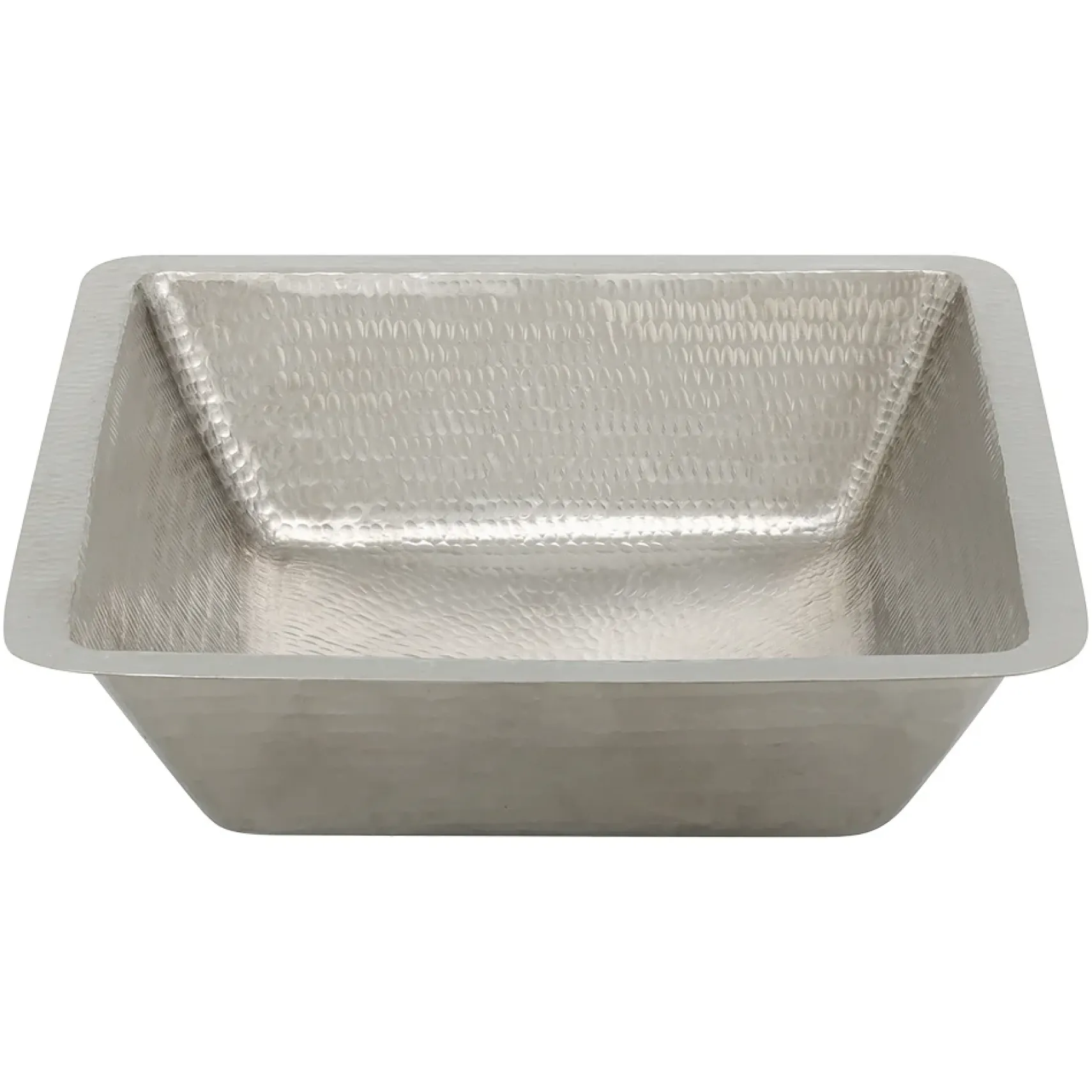 Premier Copper Products 19" Rectangle Copper Bathroom Sink, Nickel, LREC19EN