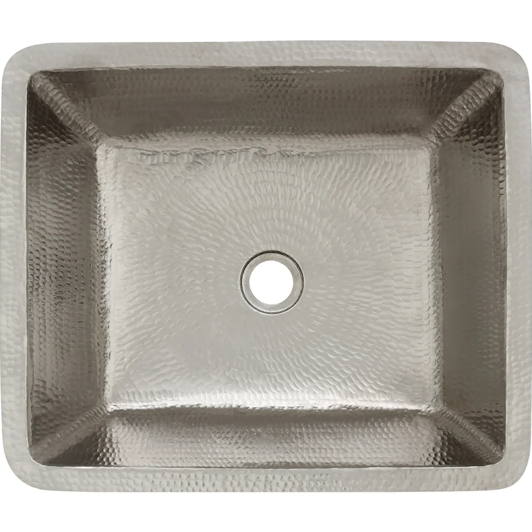 Premier Copper Products 19" Rectangle Copper Bathroom Sink, Nickel, LREC19EN