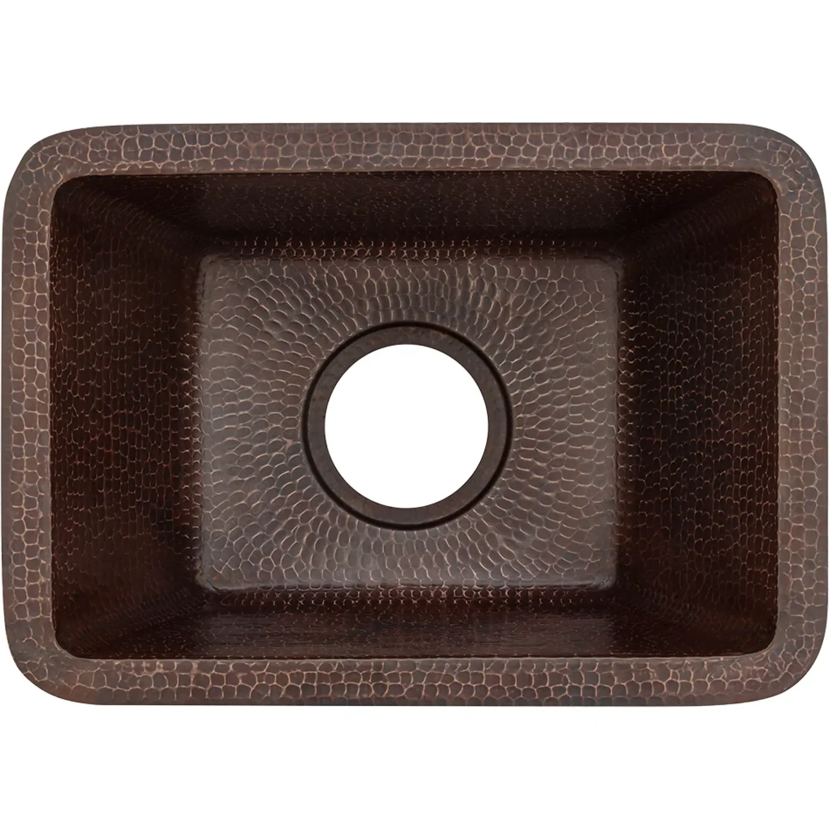 Premier Copper Products 17" Copper Bar/Prep Sink, Oil Rubbed Bronze, BRECDB3