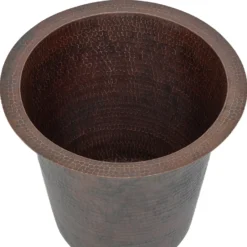 Premier Copper Products 12" Copper Bar/Prep Sink, Oil Rubbed Bronze, BR12WDB