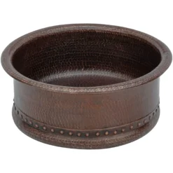Premier Copper Products 15" Copper Bar/Prep Sink, Oil Rubbed Bronze, BV15DB2