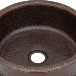 Premier Copper Products 15" Copper Bar/Prep Sink, Oil Rubbed Bronze, BV15DB2
