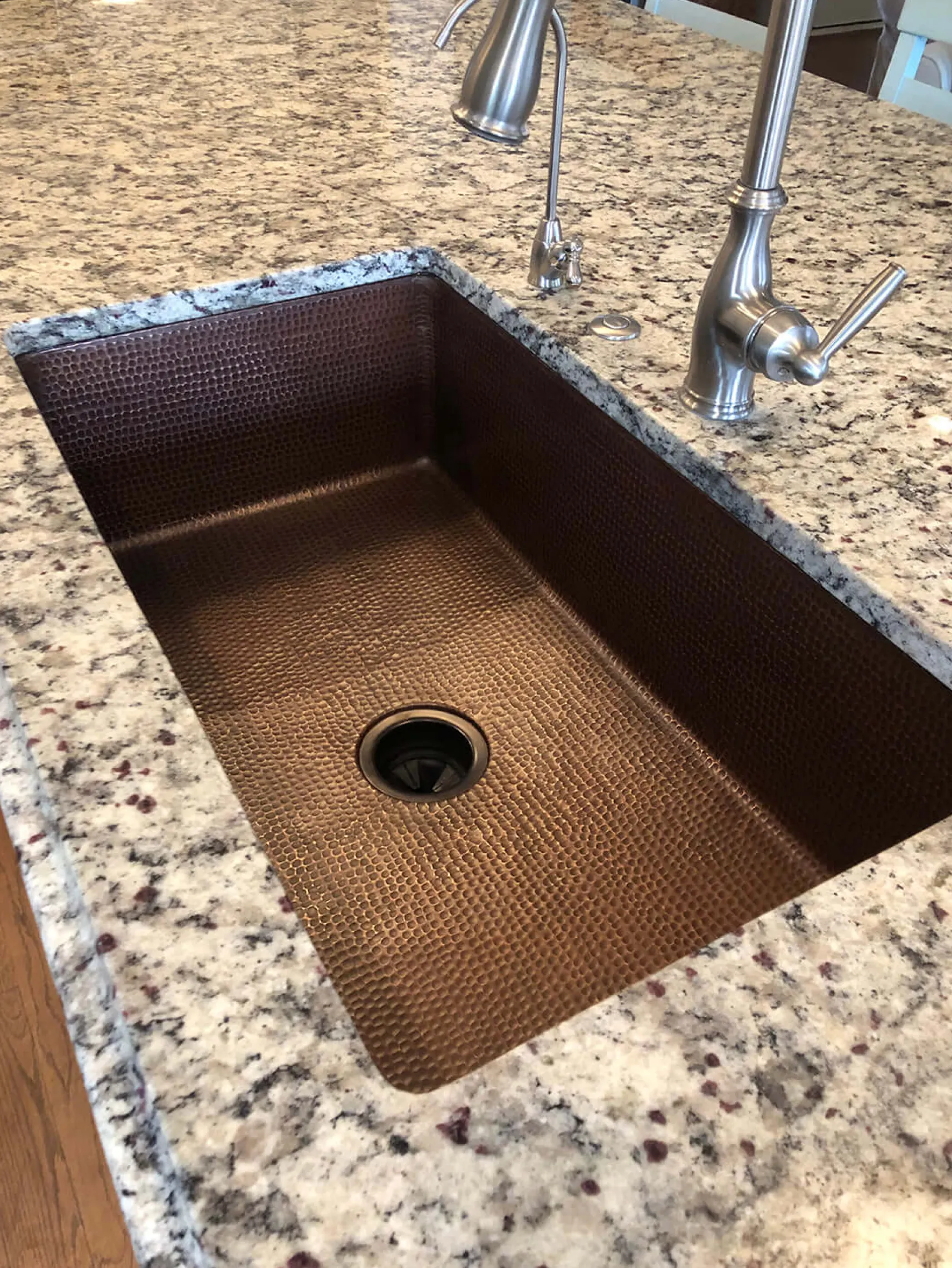 Premier Copper Products 33" Copper Kitchen Sink, Oil Rubbed Bronze, KSDB33199
