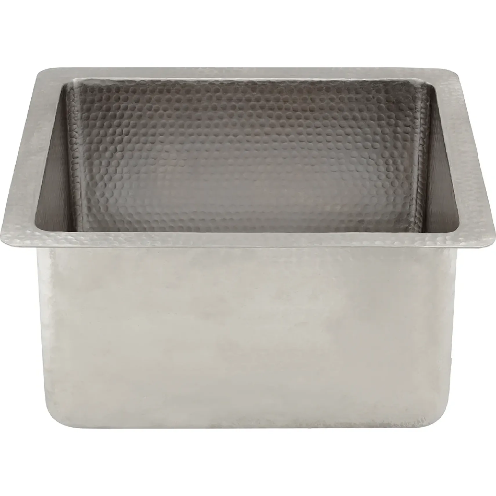 Premier Copper Products 16" Copper Bar/Prep Sink, Nickel, BREC16EN