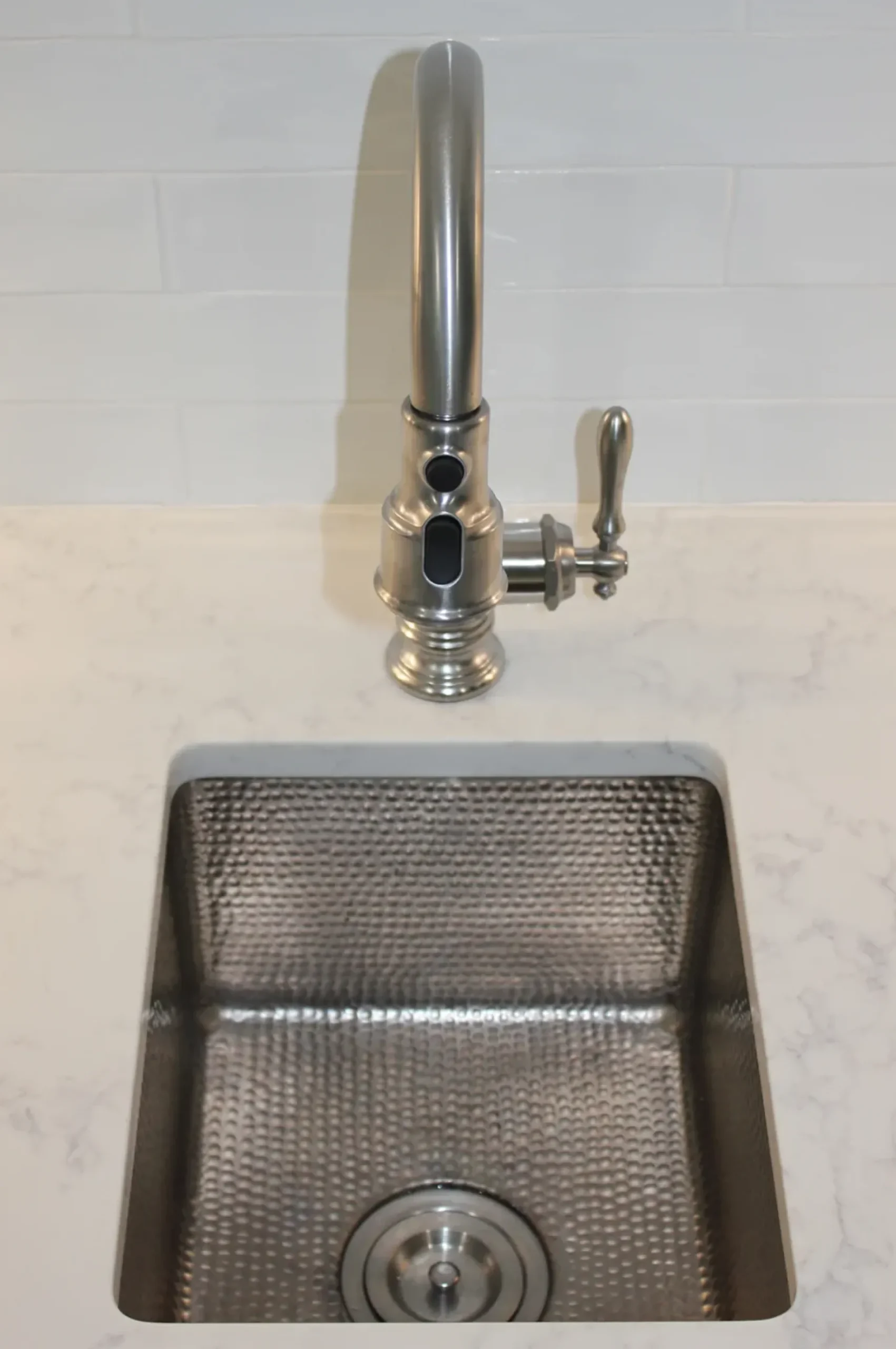 Premier Copper Products 16" Copper Bar/Prep Sink, Nickel, BREC16EN