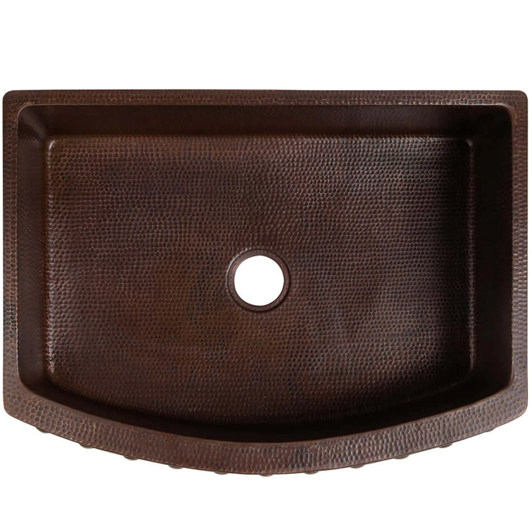 Premier Copper Products 33" Copper Farmhouse Sink, Oil Rubbed Bronze, KASRDB33249BS