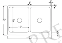 Premier Copper Products 33" Copper Farmhouse Sink, 50/50 Double Bowl, Oil Rubbed Bronze, KA50DB33229S