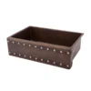 Premier Copper Products 30" Copper Farmhouse Sink, Oil Rubbed Bronze, KASDB30229BS