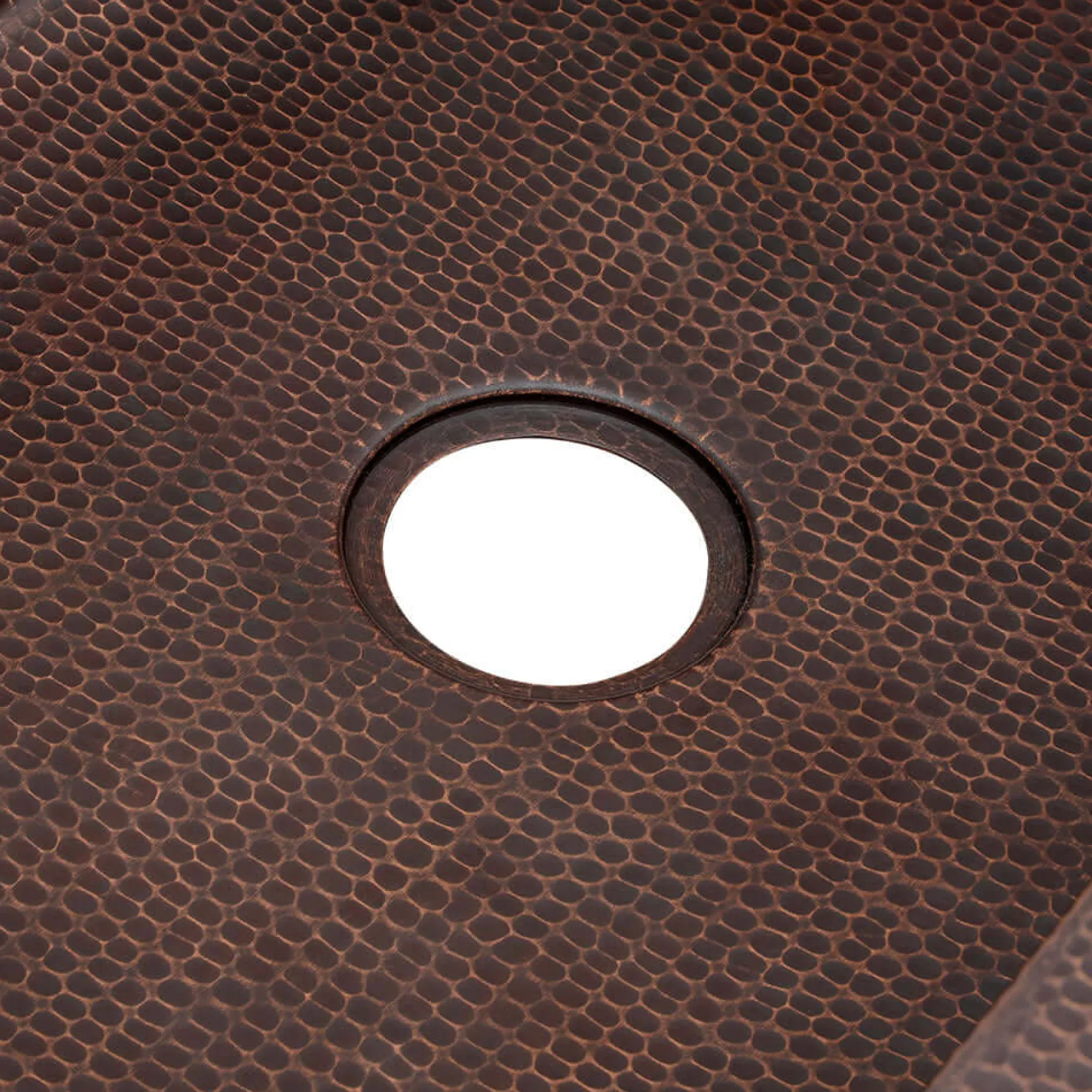 Premier Copper Products 33" Hammered Copper Farmhouse Sink, Glazed Black, 14 Gauge, KASRBLK33249