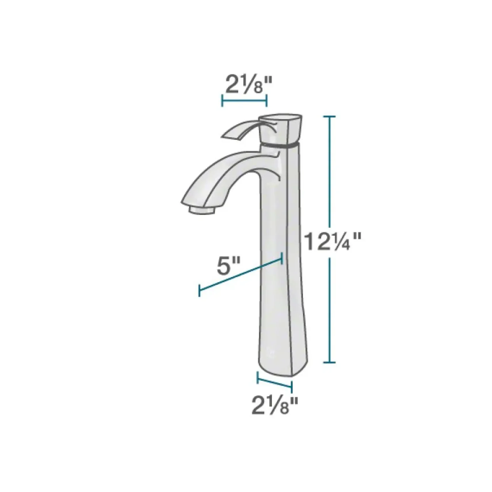 Rene 17" Specialty Glass Bathroom Sink, Frosted, with Faucet, R5-5011-R9-7006-C