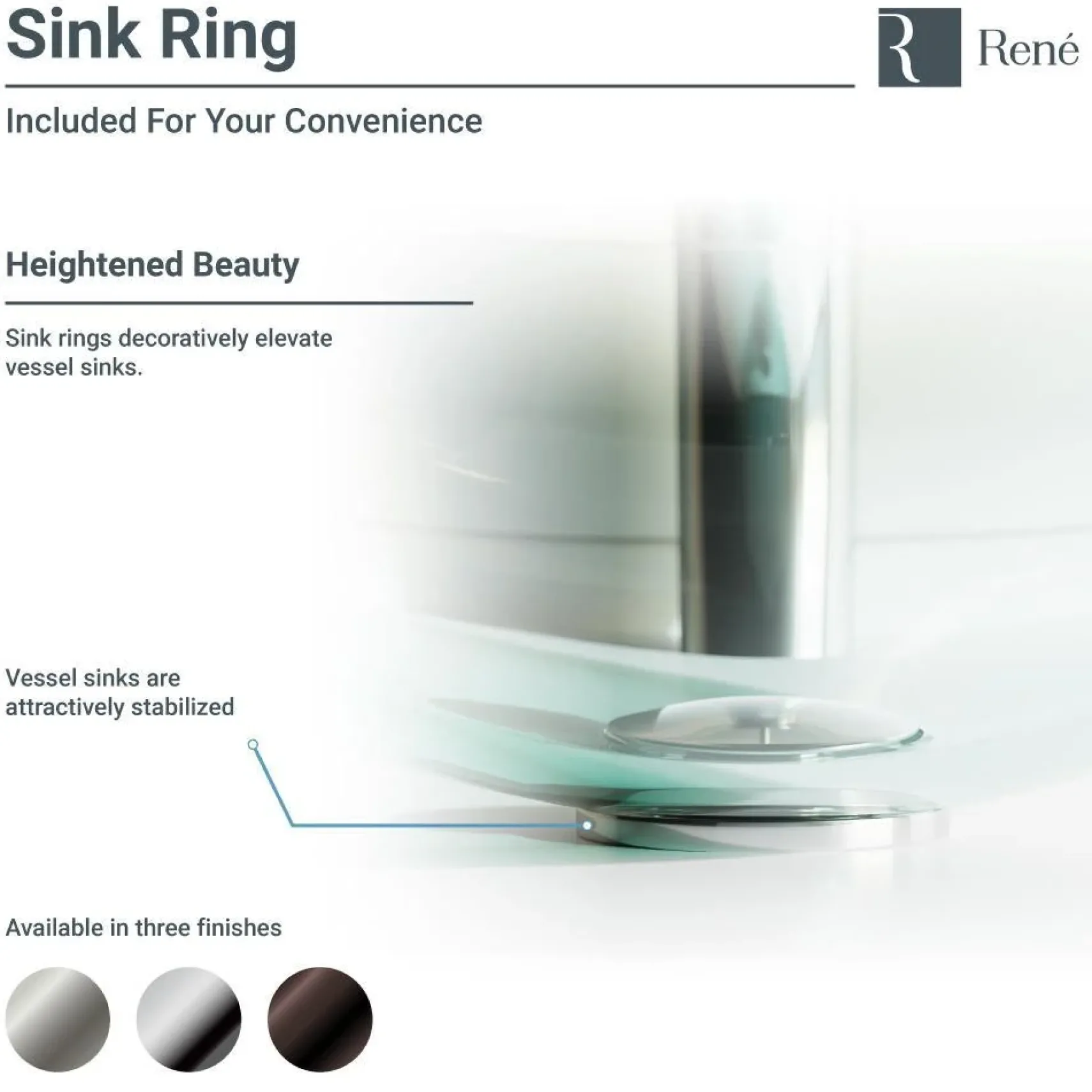 Rene 17" Square Glass Bathroom Sink, Textured, with Faucet, R5-5004-R9-7006-ABR