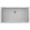 Ruvati Ariaso 34 x 14 inch Brushed Stainless Steel Rectangular Bathroom Sink Undermount, 16, RVH6134ST