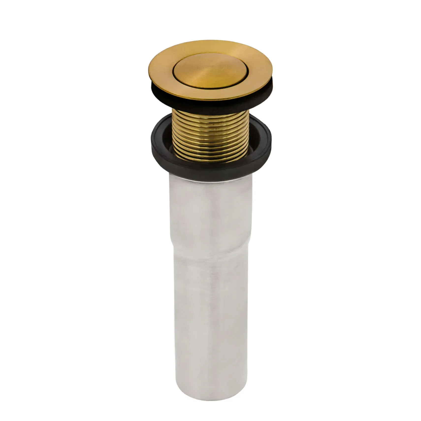 Ruvati Ariaso 16 x 13 inch Brushed Gold Polished Brass Rectangular Bathroom Sink Undermount, Stainless Steel, 16, RVH6106GG