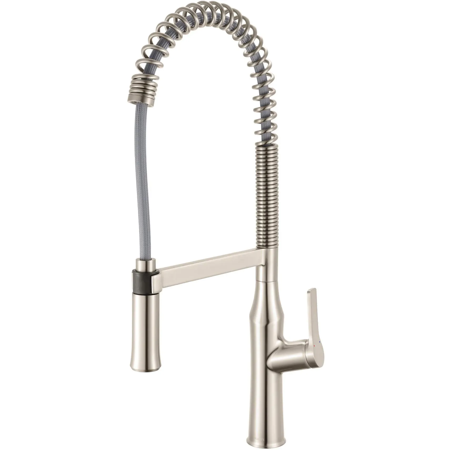 Ruvati Bianca Pre-Rinse Kitchen Faucet, Stainless Steel, Single Lever, RVF1233BN