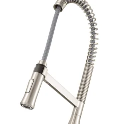 Ruvati Bianca Pre-Rinse Kitchen Faucet, Stainless Steel, Single Lever, RVF1233BN