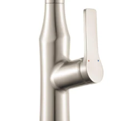 Ruvati Bianca Pre-Rinse Kitchen Faucet, Stainless Steel, Single Lever, RVF1233BN
