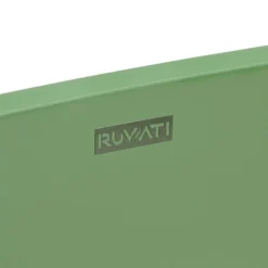 Ruvati Canali 19-inch Avocado Lime Green epiStone Solid Surface Bathroom Vessel Sink, RVB2119GN