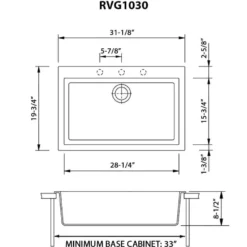 Ruvati epiGranite 30
