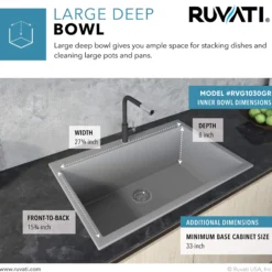Ruvati epiGranite 30