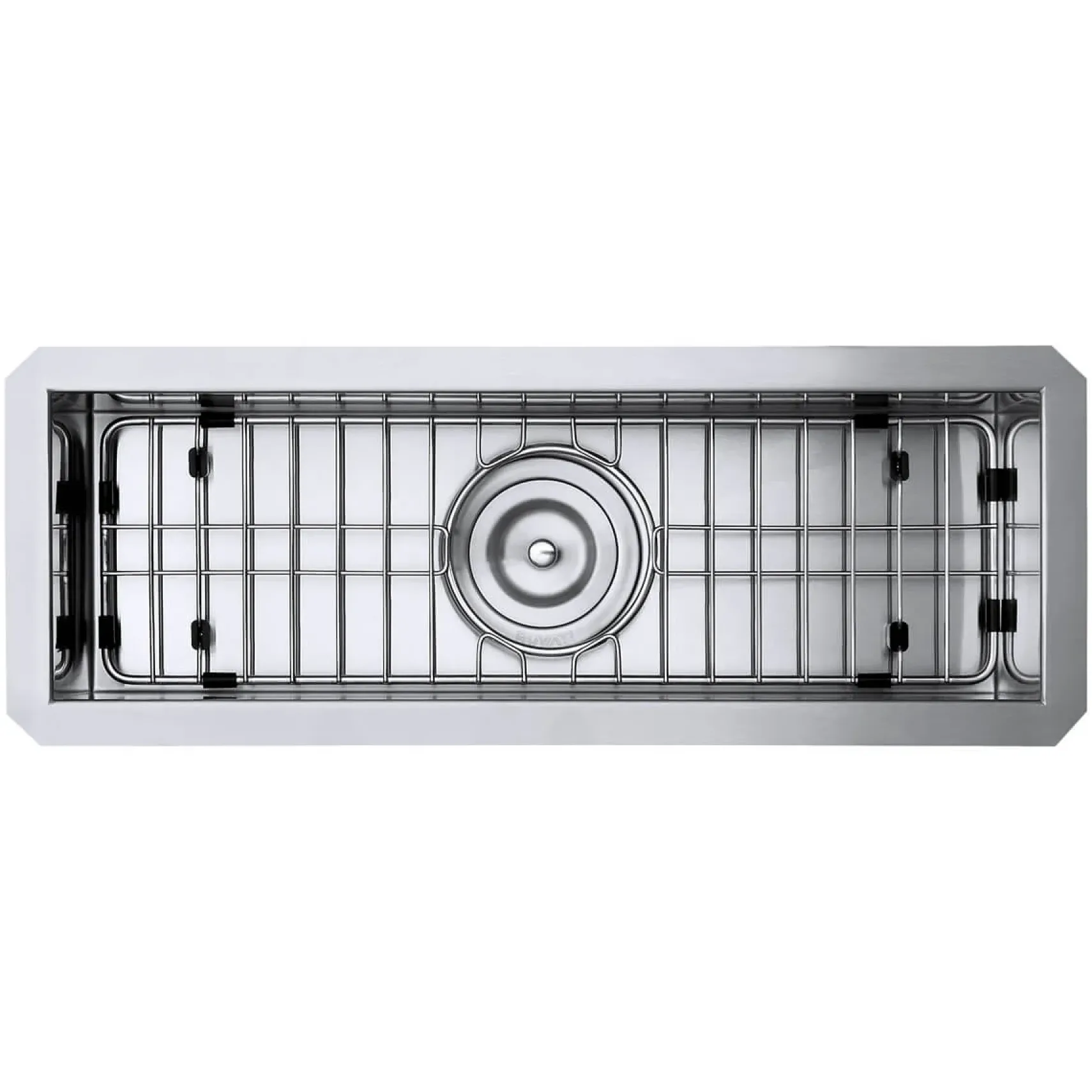 Ruvati Nesta 23" Narrow Trough Undermount Rectangle Stainless Steel Bar/Prep Sink, 16 Gauge, RVH7120
