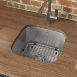 Ruvati Parmi 16" Undermount Square Stainless Steel Bar/Prep Sink, 16 Gauge, RVM4138