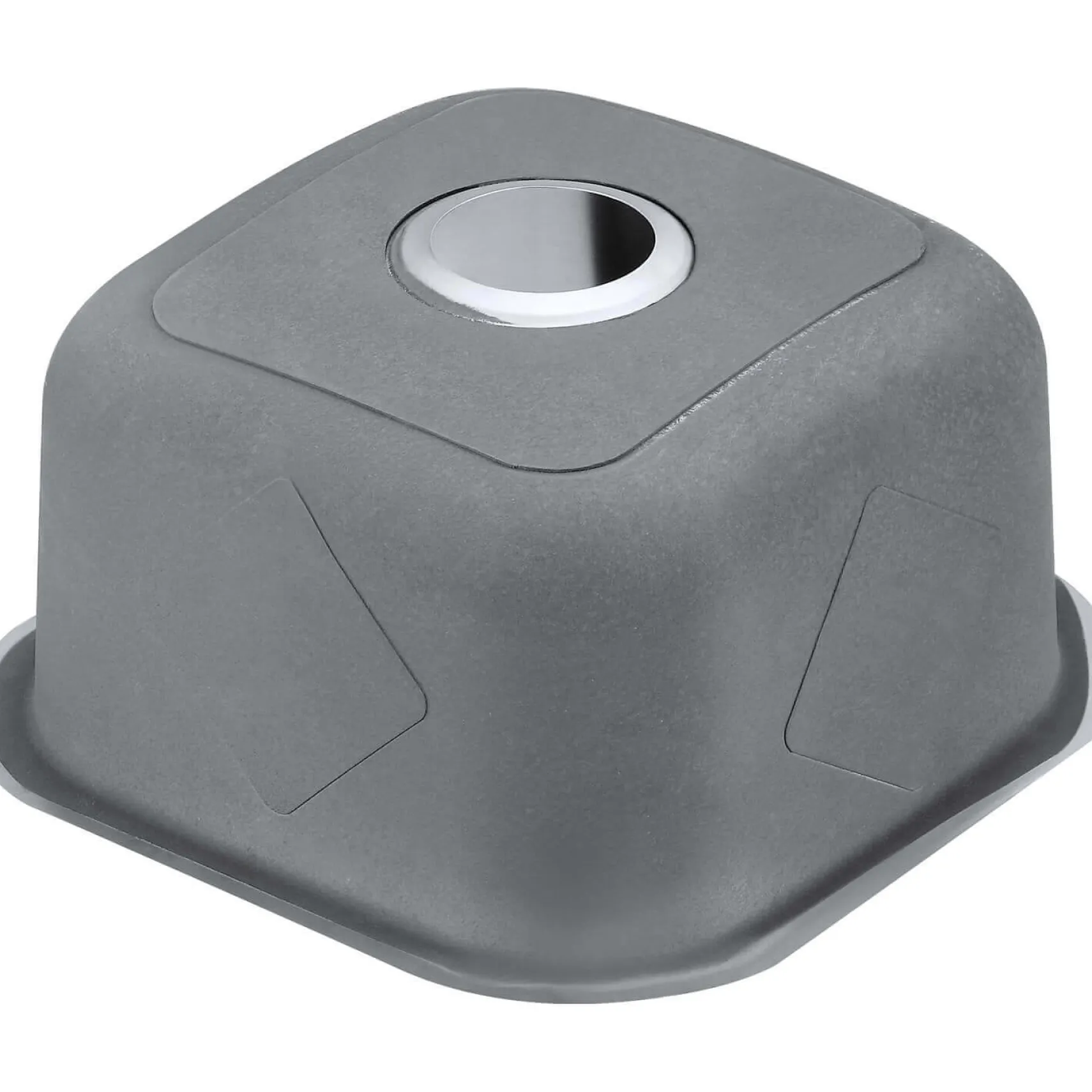 Ruvati Parmi 16" Undermount Square Stainless Steel Bar/Prep Sink, 16 Gauge, RVM4138