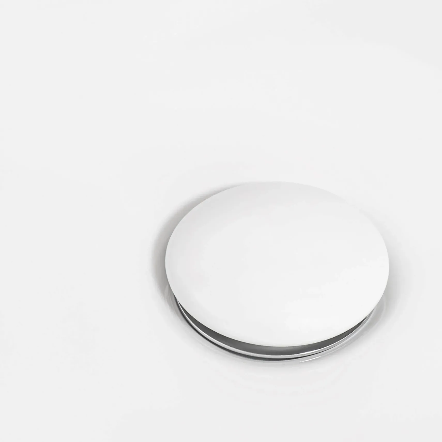 Ruvati Pietra 20" Decorative Rectangle Vessel Porcelain Above Vanity Counter Bathroom Sink, Silver / White, RVB2016WS
