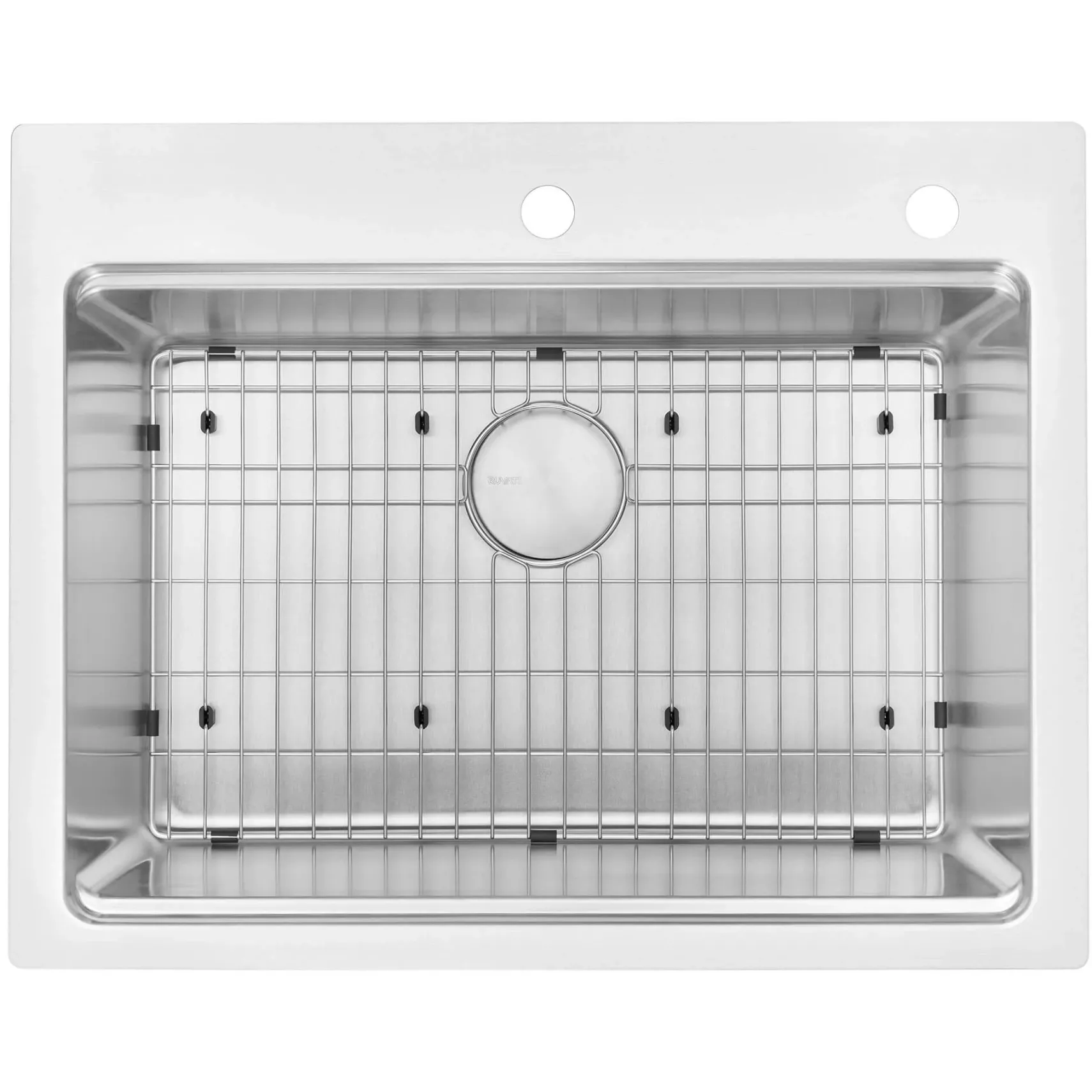 Ruvati Renaro 28" Drop In Stainless Steel Workstation Kitchen Sink, RVM5228