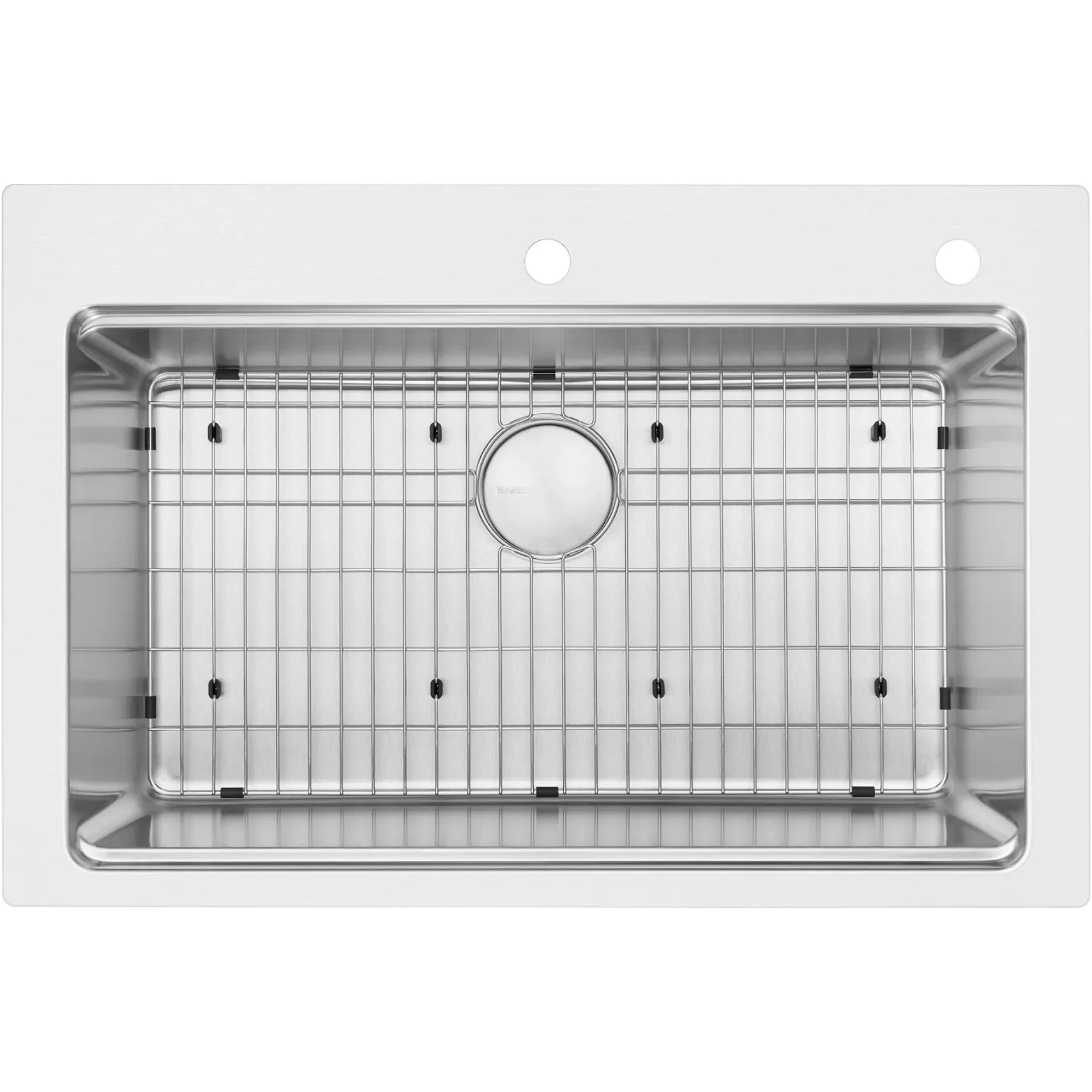 Ruvati Renaro 33" Drop In Stainless Steel Workstation Kitchen Sink, RVM5233
