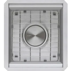 Ruvati Roma 13" Undermount Rectangle Stainless Steel Workstation Bar/Prep Sink, 16 Gauge, RVH8316