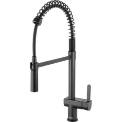 Ruvati Seneca Pull Down Kitchen Faucet, Matte Black, Single Lever, RVF1243MB