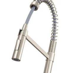 Ruvati Seneca Pull Down Pre-Rinse Kitchen Faucet, Stainless Steel, Single Lever, RVF1243BN