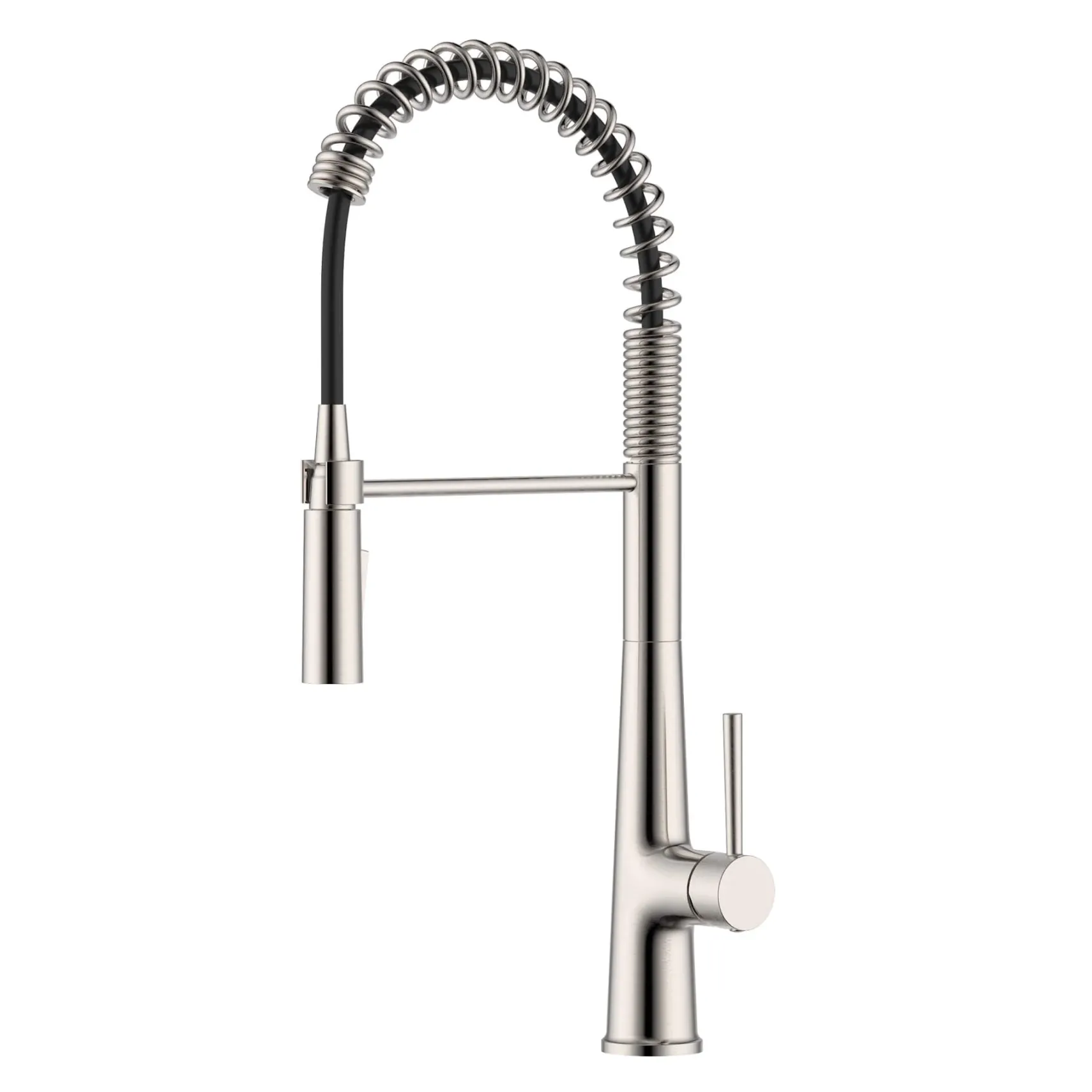 Ruvati Seneca Pull Down Pre-Rinse Kitchen Faucet, Stainless Steel, Single Lever, RVF1232BN
