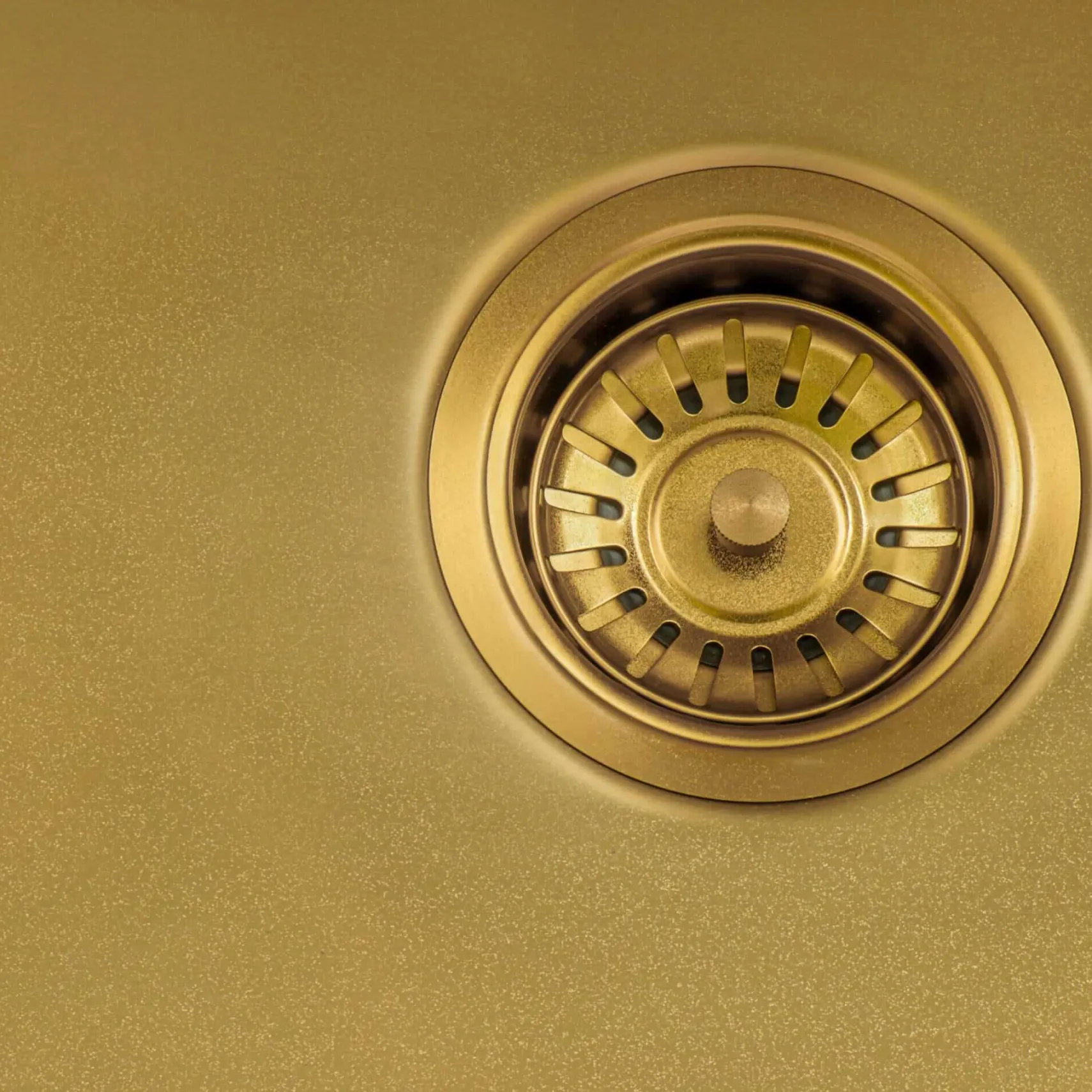 Ruvati Terraza 15-inch Polished Brass Matte Gold Stainless Steel Undermount Bar Prep 16 Gauge Kitchen Sink, 16, Matte Gold Satin Brass, RVH7015GG