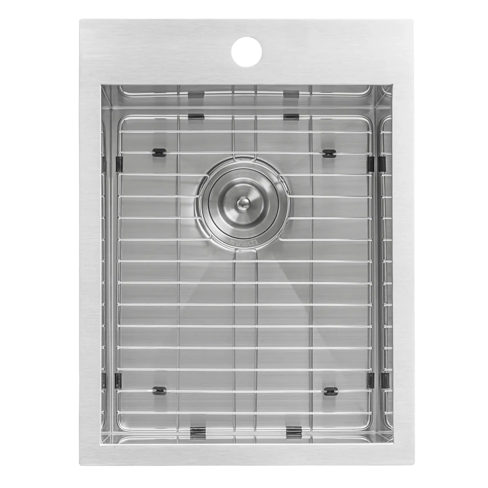 Ruvati Tirana 15" Rectangle Stainless Steel Bar/Prep Sink, 16 Gauge, RVH8110