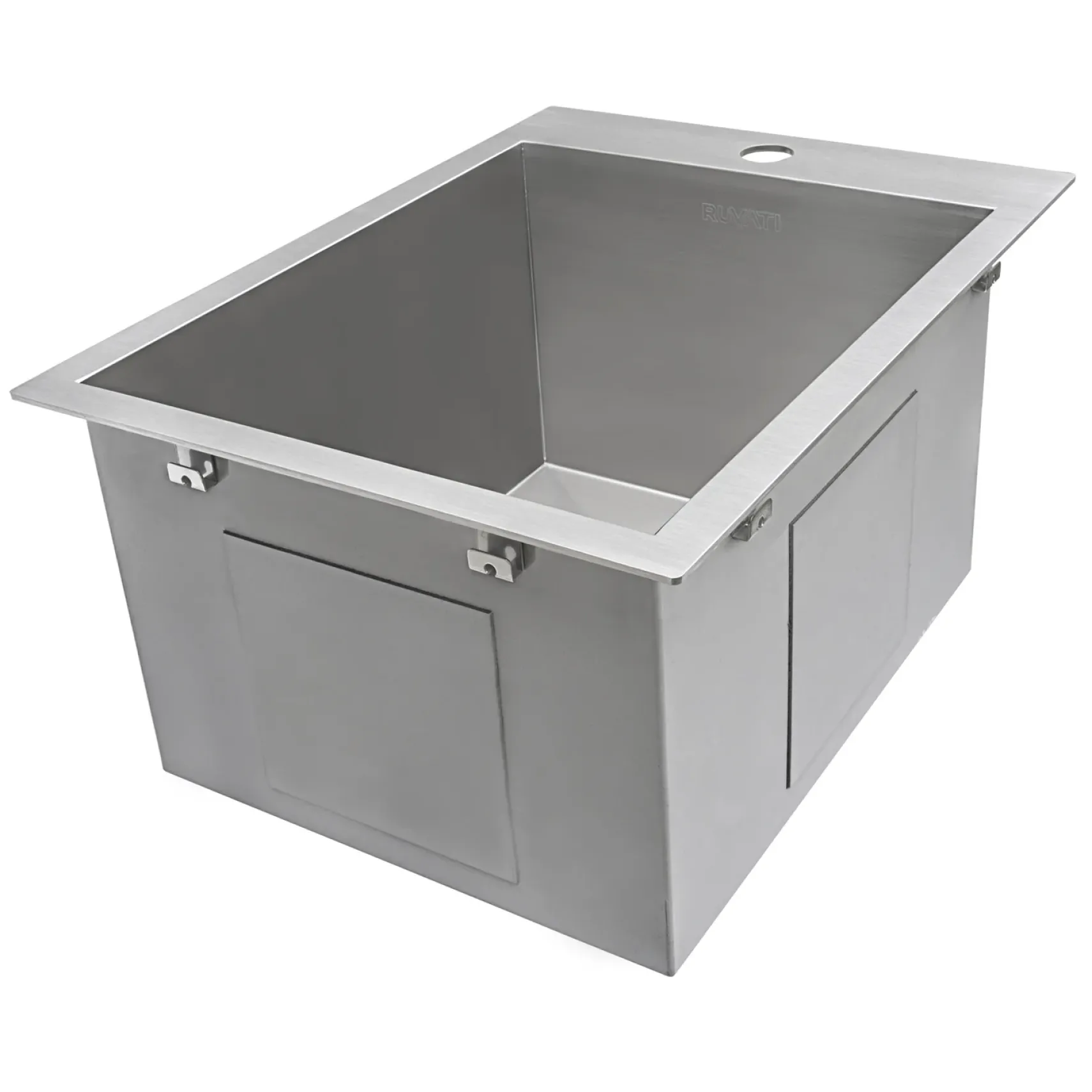Ruvati Tirana 15" Rectangle Stainless Steel Bar/Prep Sink, 16 Gauge, RVH8110