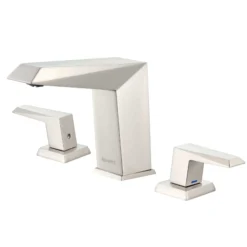 Ruvati Tropea Widespread Bathroom Faucet, Brushed Nickel, Lever, RVF5231BN