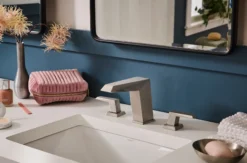 Ruvati Tropea Widespread Bathroom Faucet, Brushed Nickel, Lever, RVF5231BN
