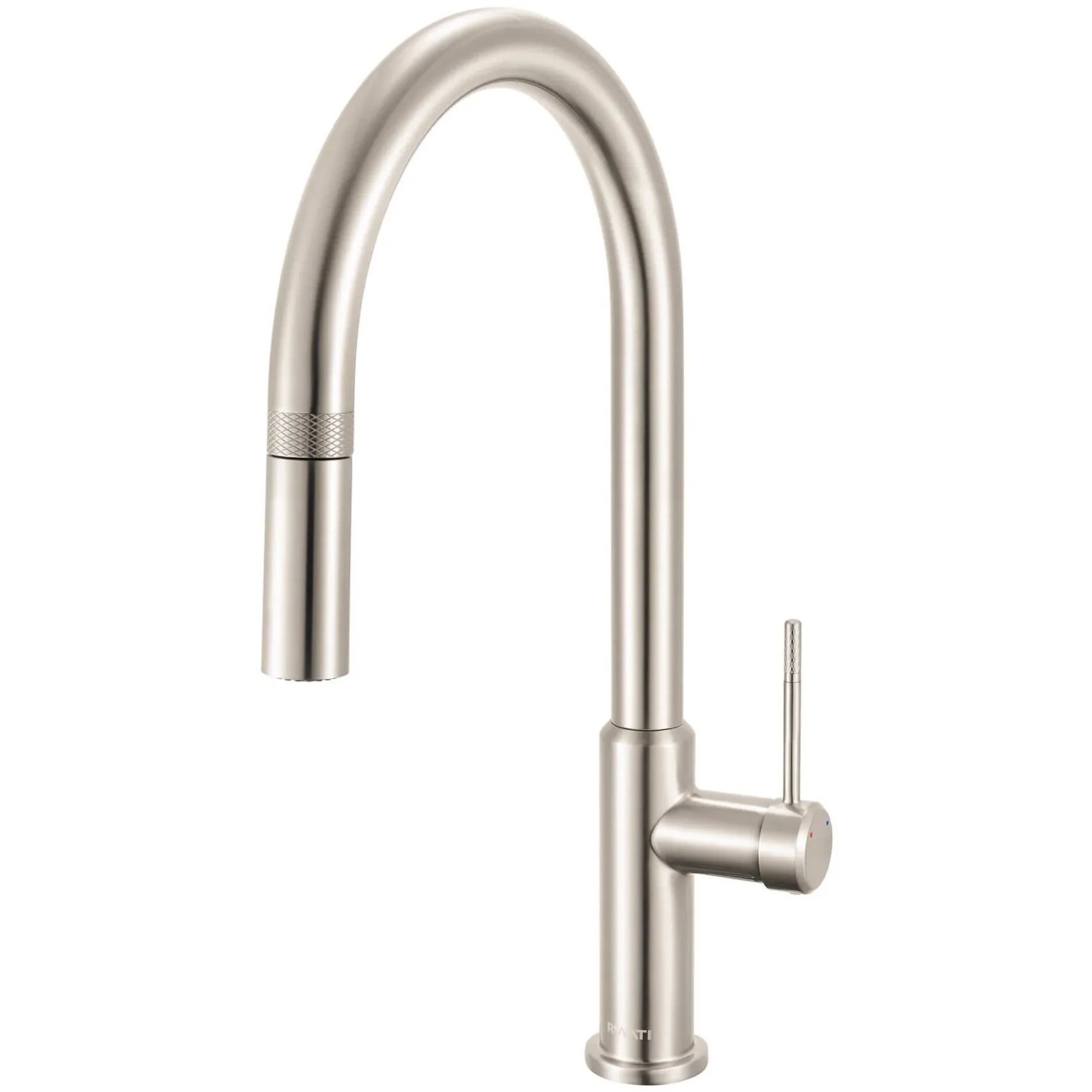 Ruvati Vestia Pull Down Kitchen Faucet, Stainless Steel, Single Lever, RVF1237BN