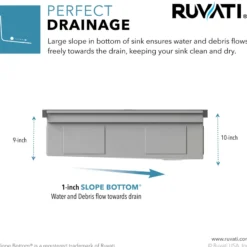 Ruvati Dual-Tier 45