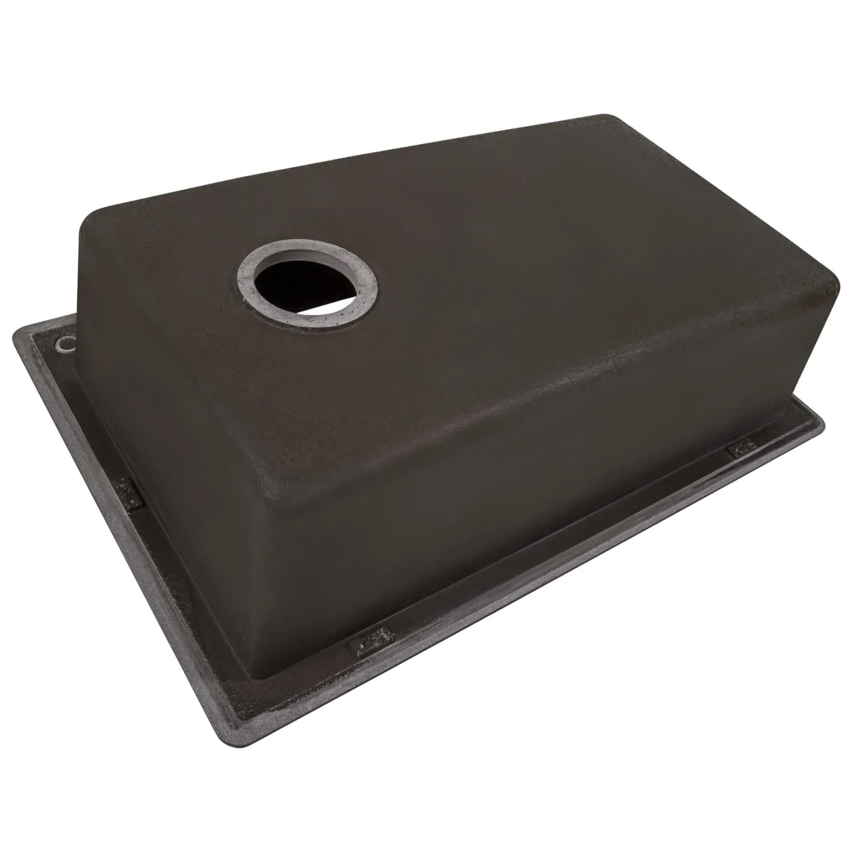 Ruvati epiGranite 33" Drop-in Topmount Granite Composite Kitchen Sink, Espresso / Coffee Brown, RVG1033ES